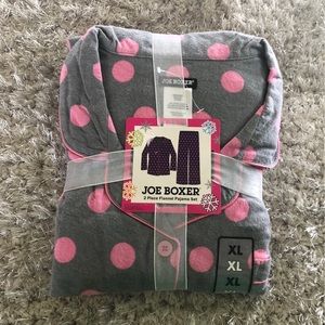 NWT Joe Boxer Flannel Pajama Set Size XL